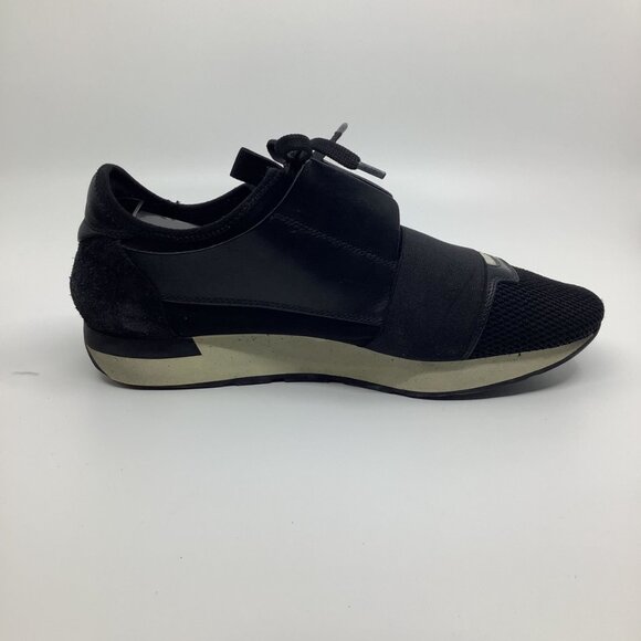 Balenciaga Race Runner Black Leather - Picture 6 of 8